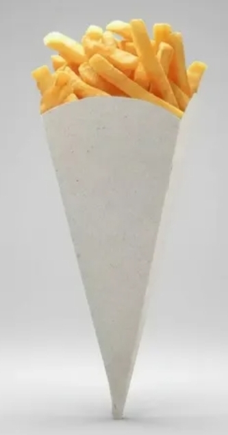 Cono de papas fritas
