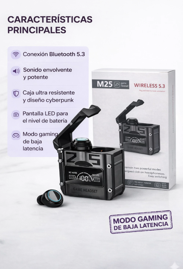 AURICULARES M25 AAA