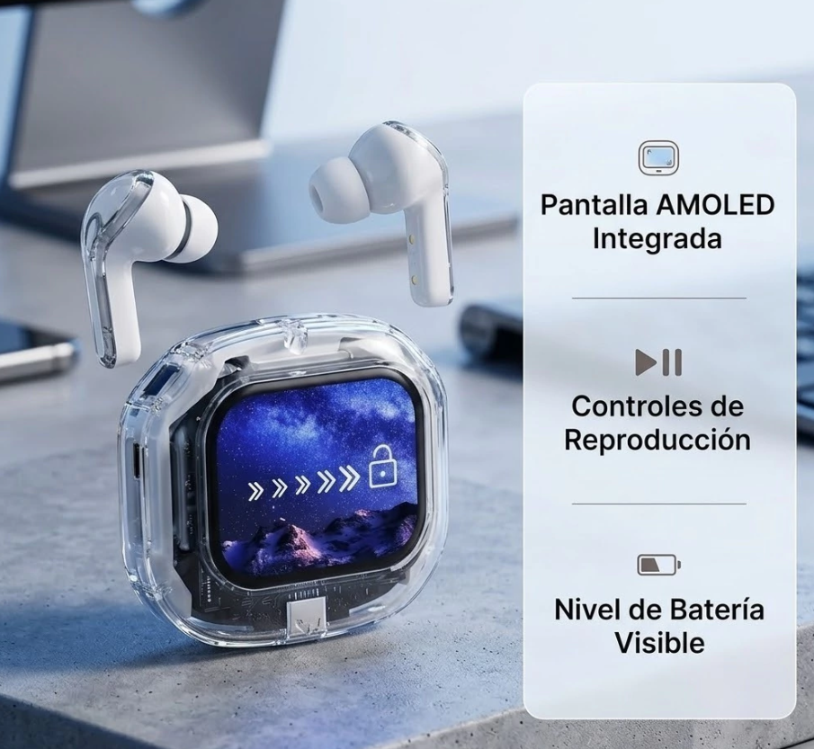 AURICULARES AIR MAX CON PANTALLA