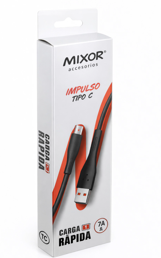 CABLE USB A TIPO C - IMPULSO - CARGA RAPIDA